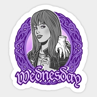 Wednesday's Child Sticker